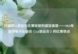 在哪看lol亚运会比赛惊艳的视觉盛宴——2023年亚洲电子运动会（Lol亚运会）的比赛地点