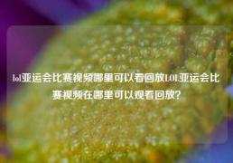 lol亚运会比赛视频哪里可以看回放LOL亚运会比赛视频在哪里可以观看回放？