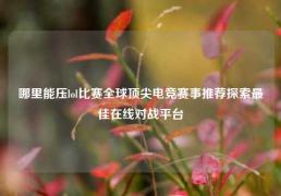 哪里能压lol比赛全球顶尖电竞赛事推荐探索最佳在线对战平台