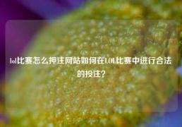lol比赛怎么押注网站如何在LOL比赛中进行合法的投注？