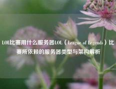 LOL比赛用什么服务器LOL（League of Legends）比赛所依赖的服务器类型与架构解析