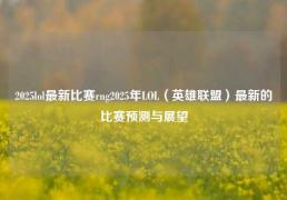 2025lol最新比赛rng2025年LOL（英雄联盟）最新的比赛预测与展望