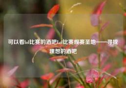 可以看lol比赛的酒吧Lol比赛观赛圣地——寻找理想的酒吧