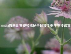 2025lol官网比赛视频揭秘全球顶尖电子竞技盛宴