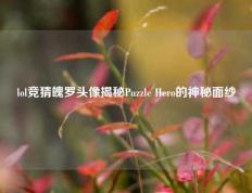lol竞猜魄罗头像揭秘Puzzle Hero的神秘面纱