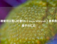 哪里可以看lol比赛LOL（League of Legends）赛事直播平台汇总