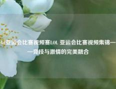 lol亚运会比赛视频赛LOL 亚运会比赛视频集锦——竞技与激情的完美融合
