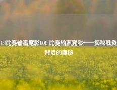 lol比赛输赢竞彩LOL 比赛输赢竞彩——揭秘胜负背后的奥秘