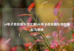 lol电子竞技俱乐部比赛LOL电子竞技俱乐部的崛起与挑战