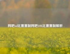 网吧lol比赛赛制网吧LOL比赛赛制解析