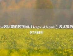 lol各比赛的区别LOL（League of Legends）各比赛的区别解析