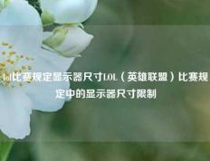 lol比赛规定显示器尺寸LOL（英雄联盟）比赛规定中的显示器尺寸限制