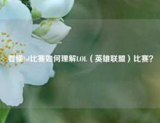 看懂lol比赛如何理解LOL（英雄联盟）比赛？