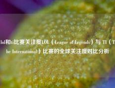 lol和ti比赛关注度LOL（League of Legends）与 TI（The International）比赛的全球关注度对比分析