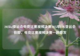 2025lol亚运会电竞比赛视频决赛2025年LOL亚运会在即，电竞比赛视频决赛一触即发