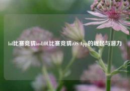 lol比赛竞猜iosLOL比赛竞猜iOS App的崛起与潜力
