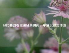 lol比赛回看重温经典瞬间，享受沉浸式体验