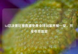 lol总决赛比赛直播免费全球玩家齐聚一堂，共享电竞盛宴