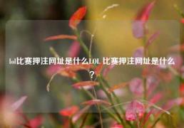lol比赛押注网址是什么LOL 比赛押注网址是什么？