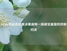 2025lol亚运会比赛决赛视频一场视觉盛宴的终极对决