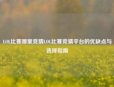 LOL比赛哪里竞猜LOL比赛竞猜平台的优缺点与选择指南