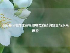 亚运会lol电竞比赛视频电竞竞技的盛宴与未来展望