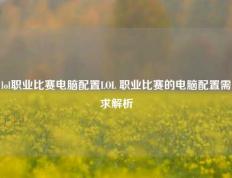 lol职业比赛电脑配置LOL 职业比赛的电脑配置需求解析