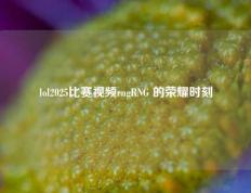 lol2025比赛视频rngRNG 的荣耀时刻