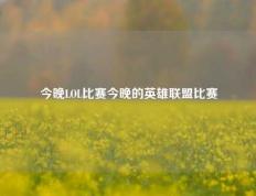 今晚LOL比赛今晚的英雄联盟比赛