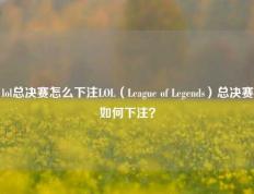 lol总决赛怎么下注LOL（League of Legends）总决赛如何下注？