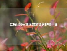 竞猜lol领头像探索角色的神秘一面