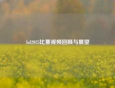 lol2025比赛视频回顾与展望