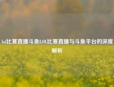 lol比赛直播斗鱼LOL比赛直播与斗鱼平台的深度解析