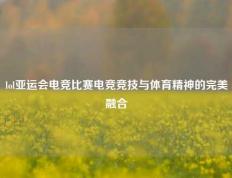 lol亚运会电竞比赛电竞竞技与体育精神的完美融合