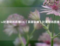 lol比赛现场直播LOL（英雄联盟）比赛现场直播