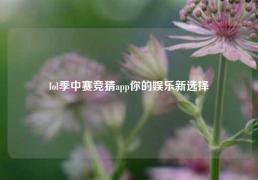 lol季中赛竞猜app你的娱乐新选择