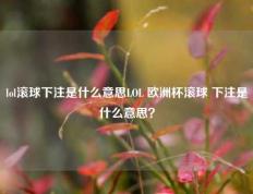 lol滚球下注是什么意思LOL 欧洲杯滚球 下注是什么意思？