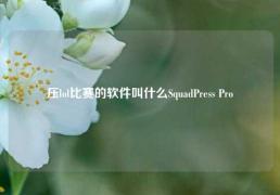 压lol比赛的软件叫什么SquadPress Pro