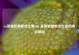 lol英雄联盟解说比赛LOL 英雄联盟解说比赛的精彩瞬间