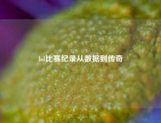 lol比赛纪录从数据到传奇