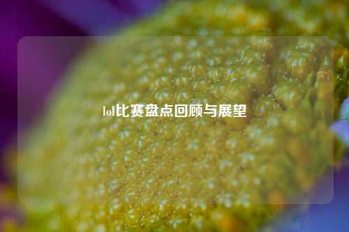 lol比赛盘点回顾与展望