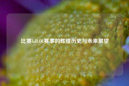比赛lolLOL赛事的辉煌历史与未来展望