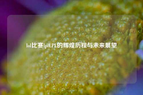 lol比赛lplLPL的辉煌历程与未来展望