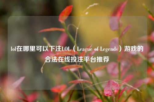 lol在哪里可以下注LOL（League of Legends）游戏的合法在线投注平台推荐