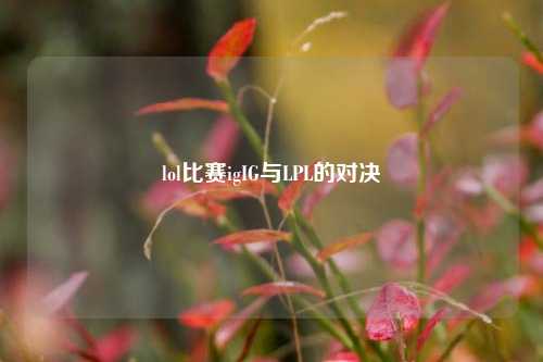 lol比赛igIG与LPL的对决