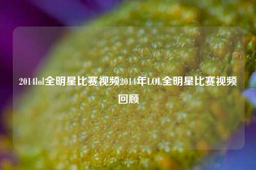2014lol全明星比赛视频2014年LOL全明星比赛视频回顾
