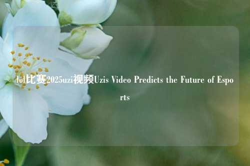 lol比赛2025uzi视频Uzis Video Predicts the Future of Esports
